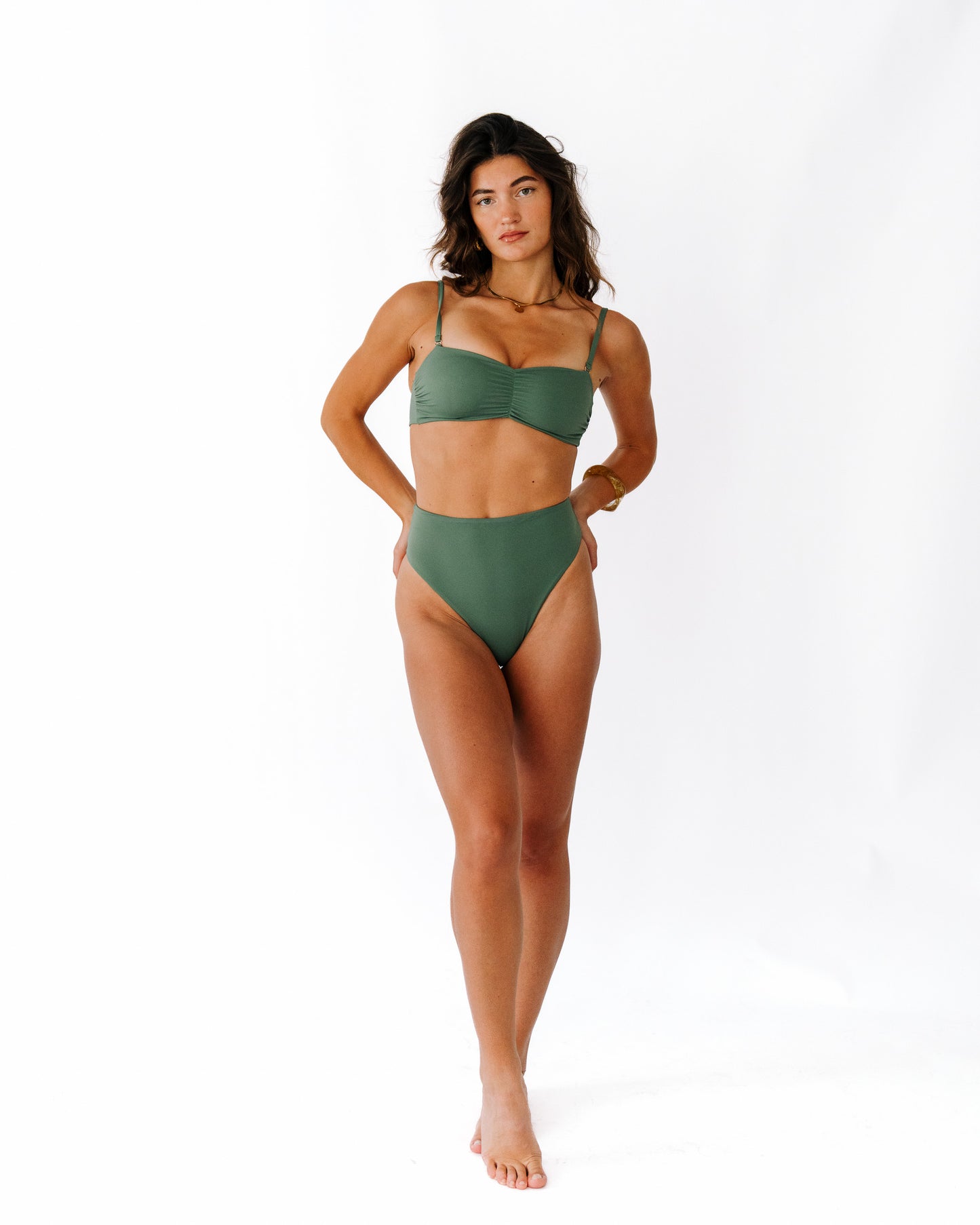 Haut de maillot de bain HIRI kaki