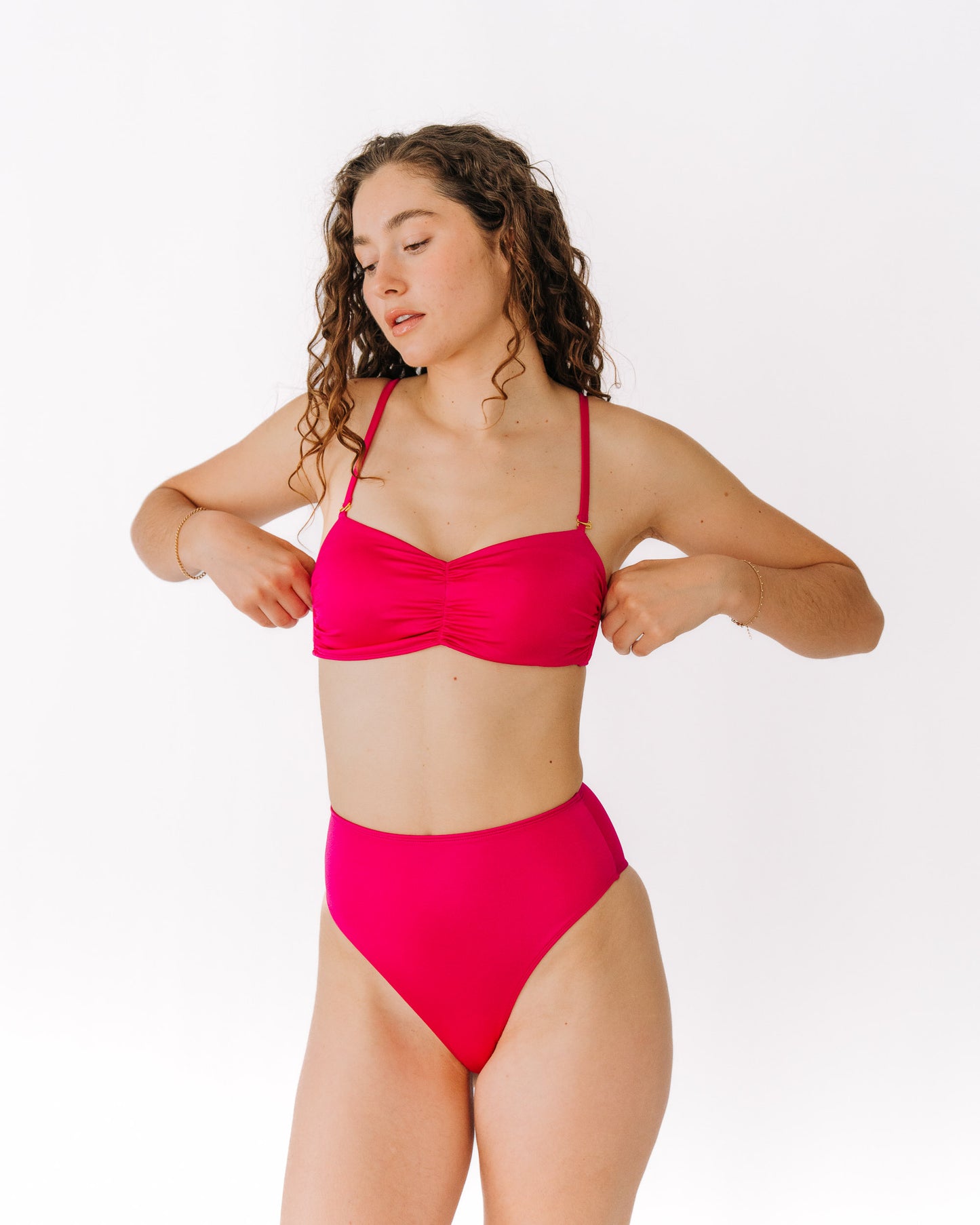 Haut de maillot de bain HIRI Fuchsia