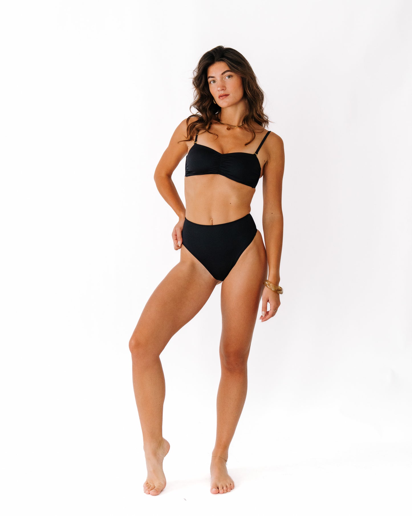 Haut de maillot de bain Hiri Noir